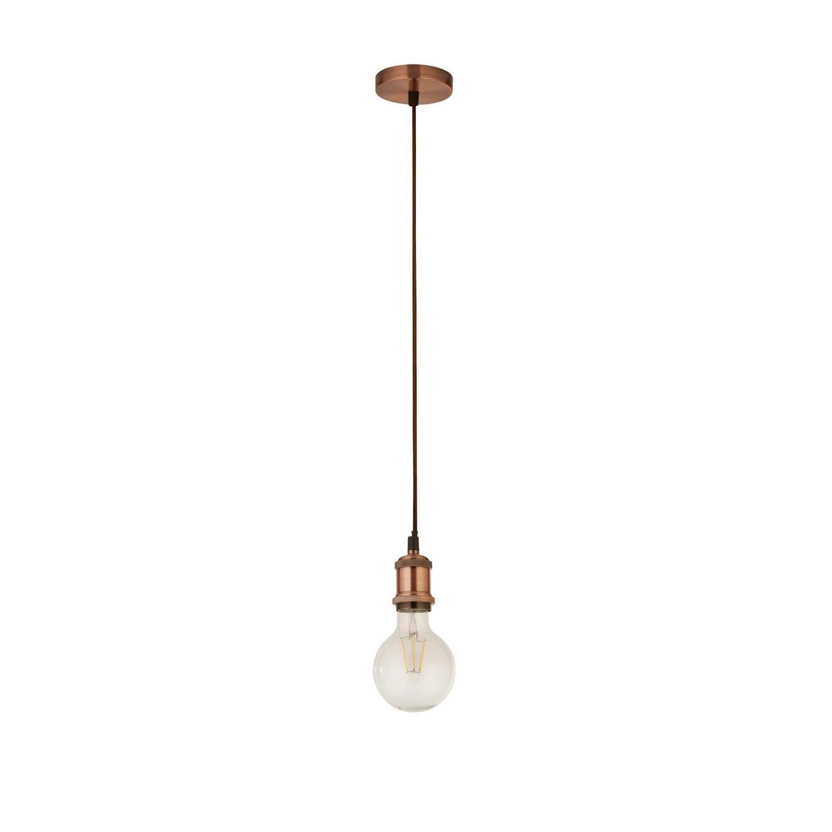 Pendelleuchte 7461cu Suspension - Kupferfarben, KONVENTIONELL, Metall (9,8/300cm)
