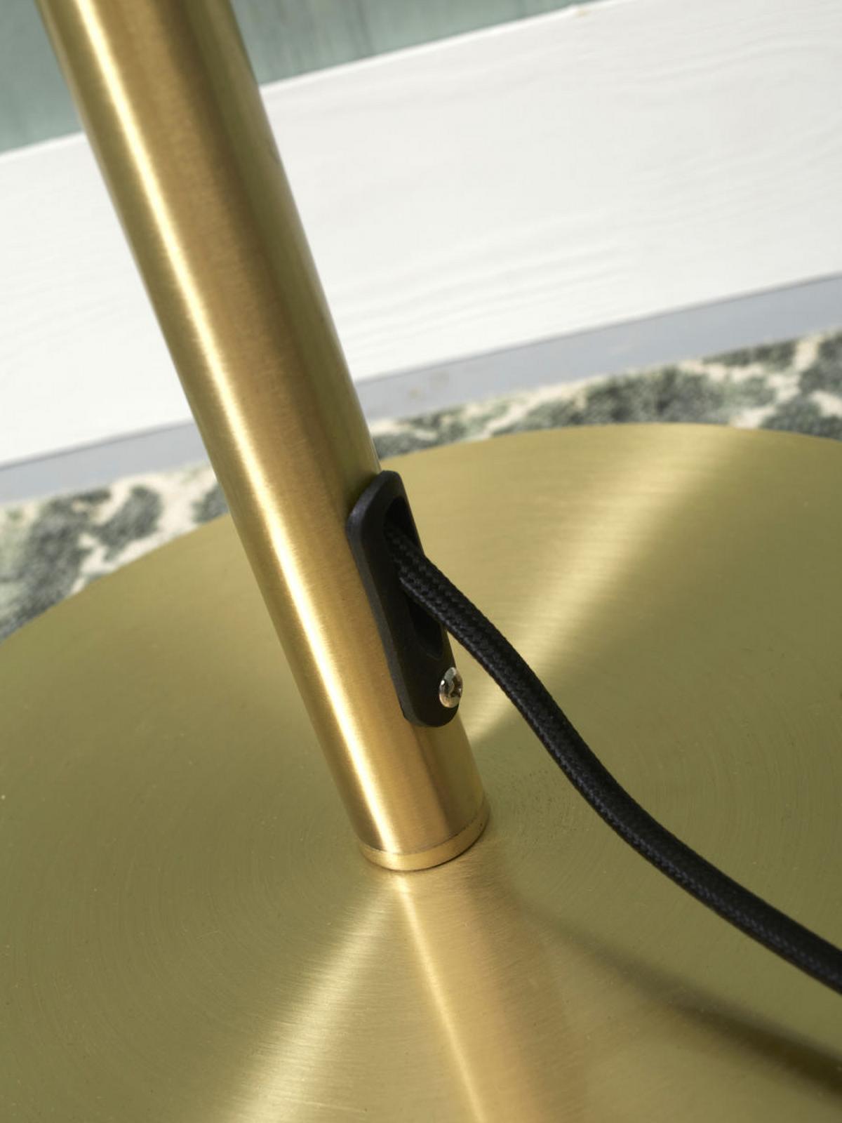 Stehlampe Bremen Goldfarben Mit Schalter - Goldfarben, Basics, Metall (25/162cm) - It's about Romi