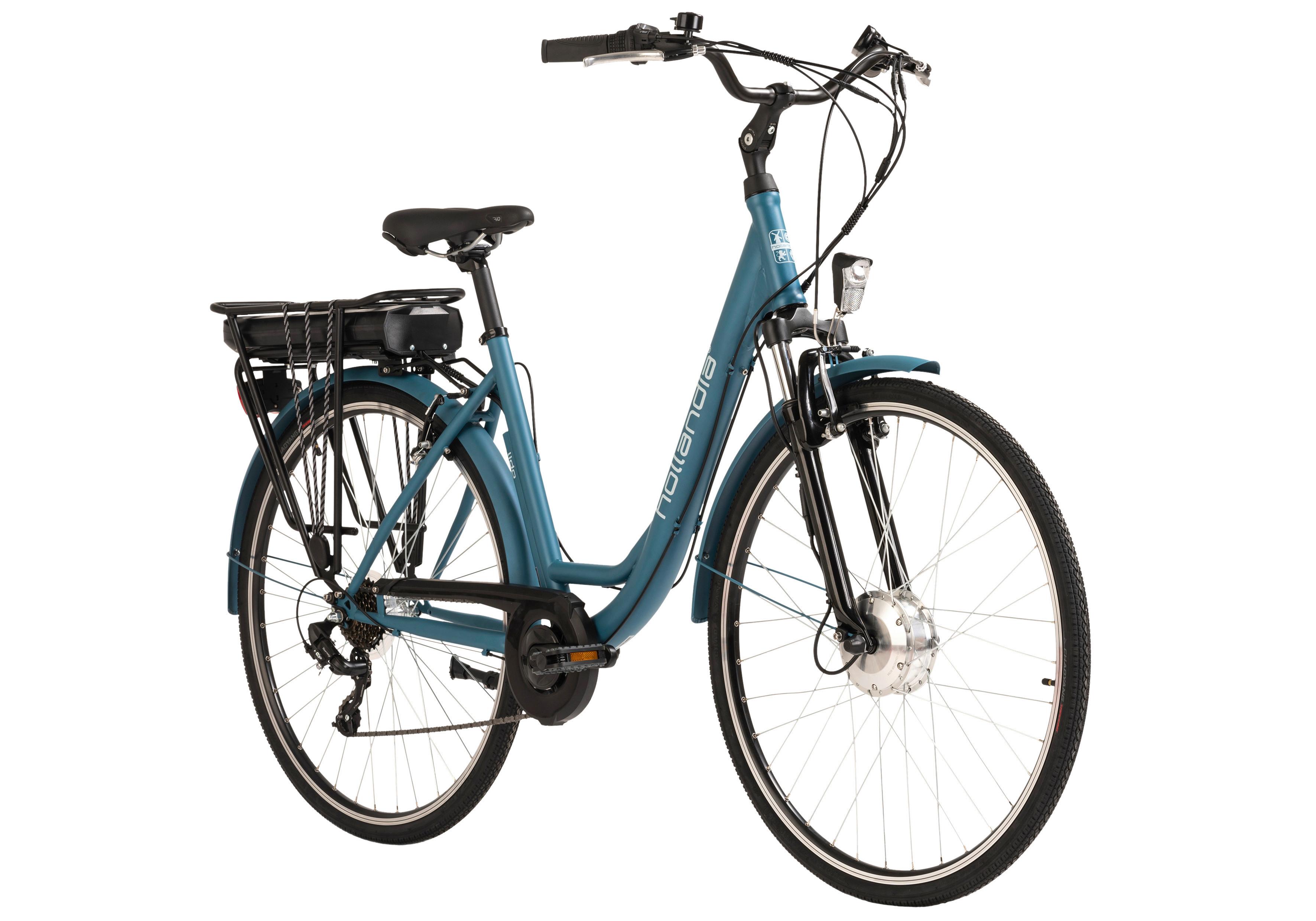 E-bike City Damen 154e 28 Zoll 120 Km - Blau, Basics, Metall (180/70/100cm)