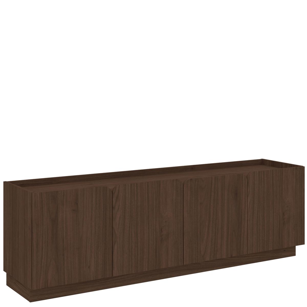 LOWBOARD Nikko Walnussfarben B: 180cm - Walnussfarben, Design, Holzwerkstoff (180/59,7/40cm) - MID.YOU