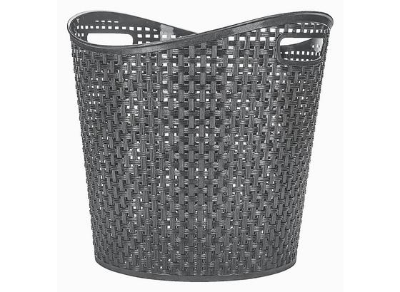 Universalkorb Rattan 27 Liter - Grau, KONVENTIONELL, Kunststoff (38,5/37cm) - Plast 1 Universalkorb Rattan 27 Liter - Grau, KONVENTIONELL, Kunststoff (38,5/37cm) - Plast 1