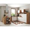 Eckküche Hilde Winkelküche 310 cm - Wildeiche/Weiß, Design, Holzwerkstoff (310/172cm) - Respekta