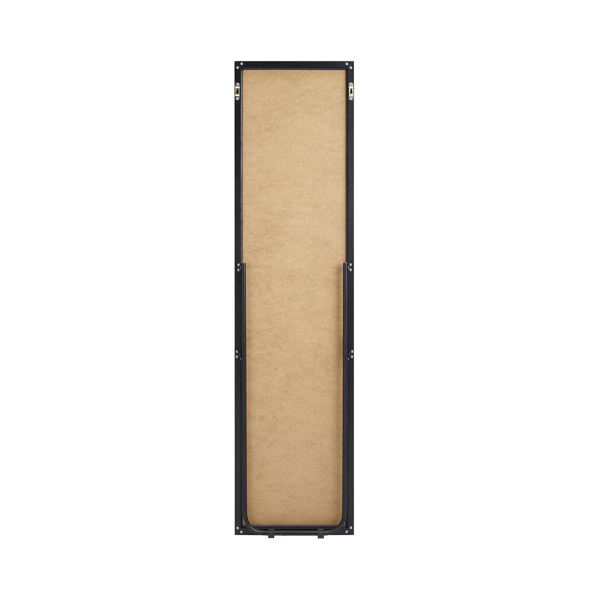 Standspiegel Schwarz B: 40 cm - Schwarz, Design, Glas/Metall (40/150/2cm) - Livetastic