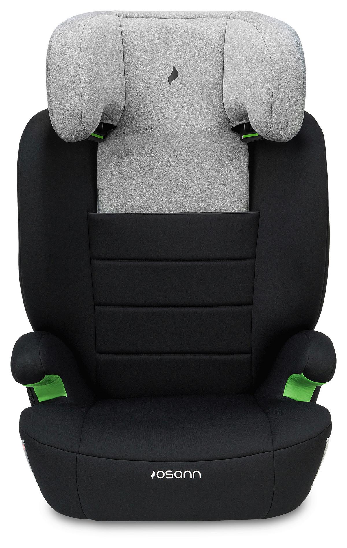 Kinderautositz Musca Isofix - Hellgrau/Schwarz, Basics, Kunststoff/Textil (44/55/43cm) - Osann