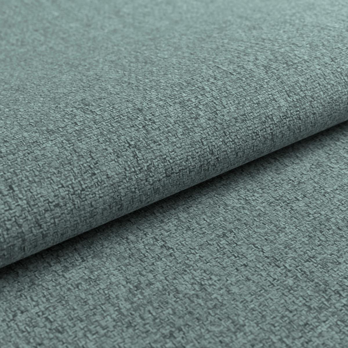 Boxpringbett Mira I Nordic, Lf: 140x200 Cm - Blau/Alufarben, Basics, Textil (140/200cm)