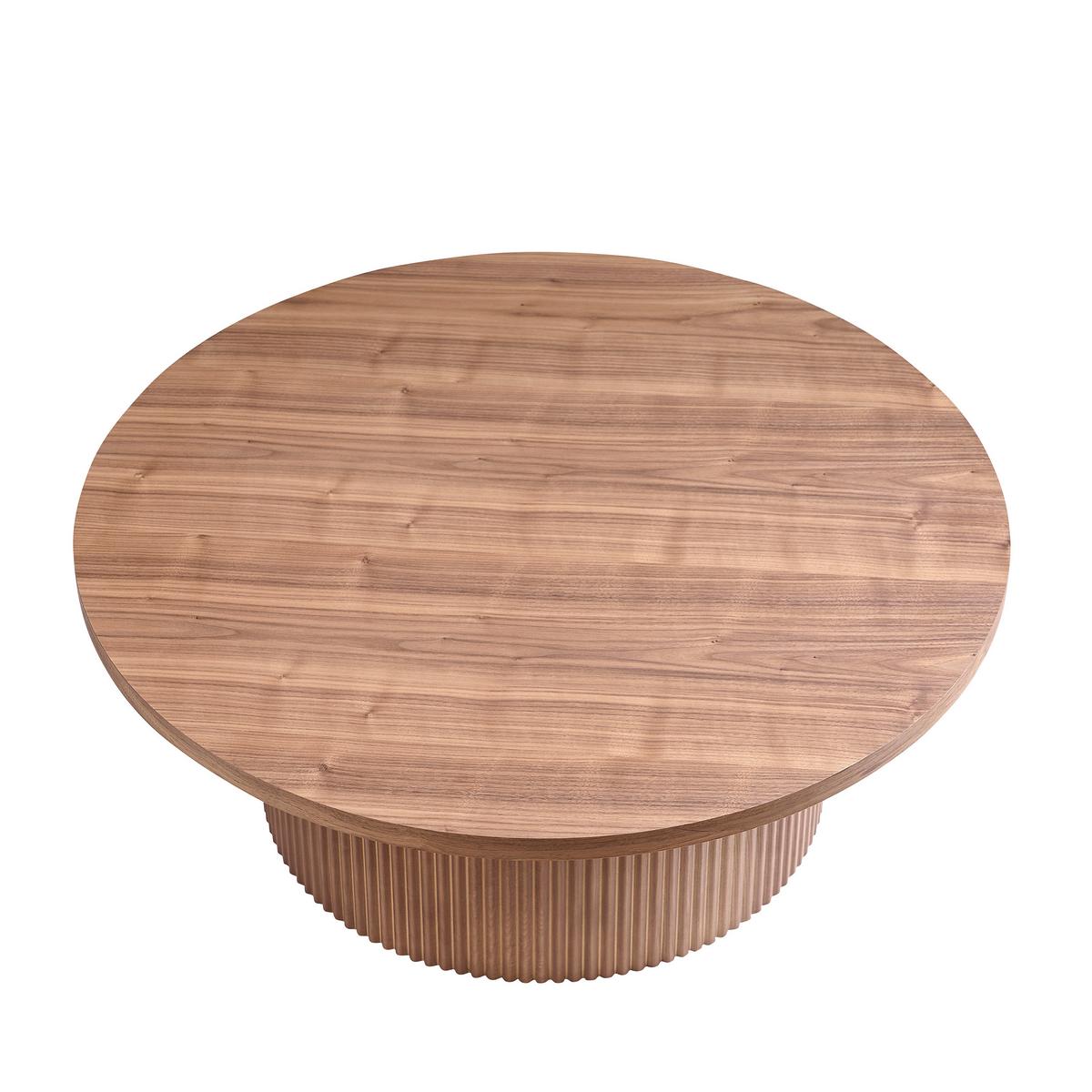 Couchtisch Walnussfarben D: 85 Cm - Walnussfarben, MODERN, Holzwerkstoff (85/85/33cm) - Livetastic