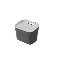 Odpadkový koš CURVER READY TO COLLECT 5L - tmavě šedá, Basics, plast (18,6/20,3/25cm) - Curver