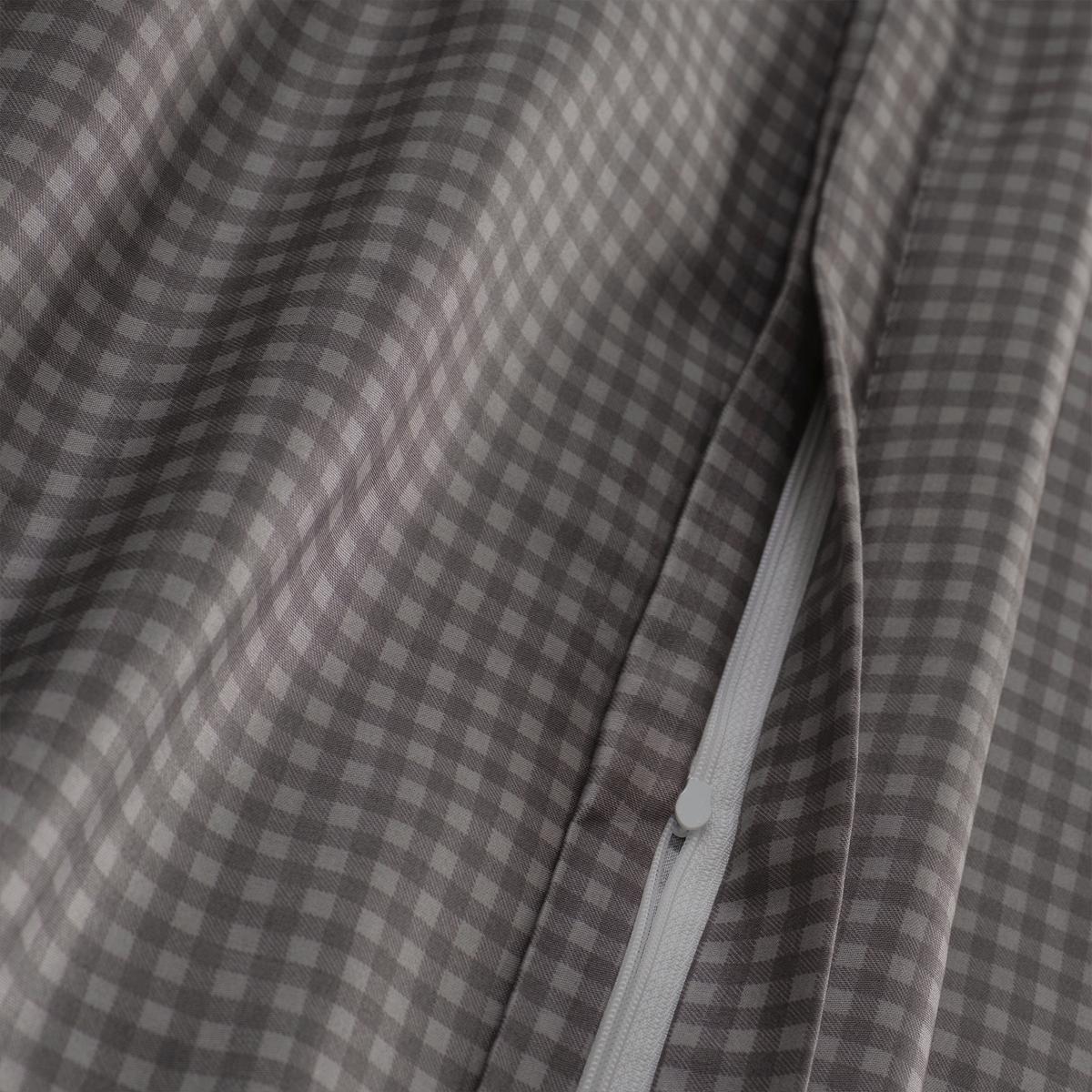 POSTEĽNÁ BIELIZEŇ S41.005.KARO FIVE GRAFIT - tmavosivá, Basics, textil (140/200cm) - Florella