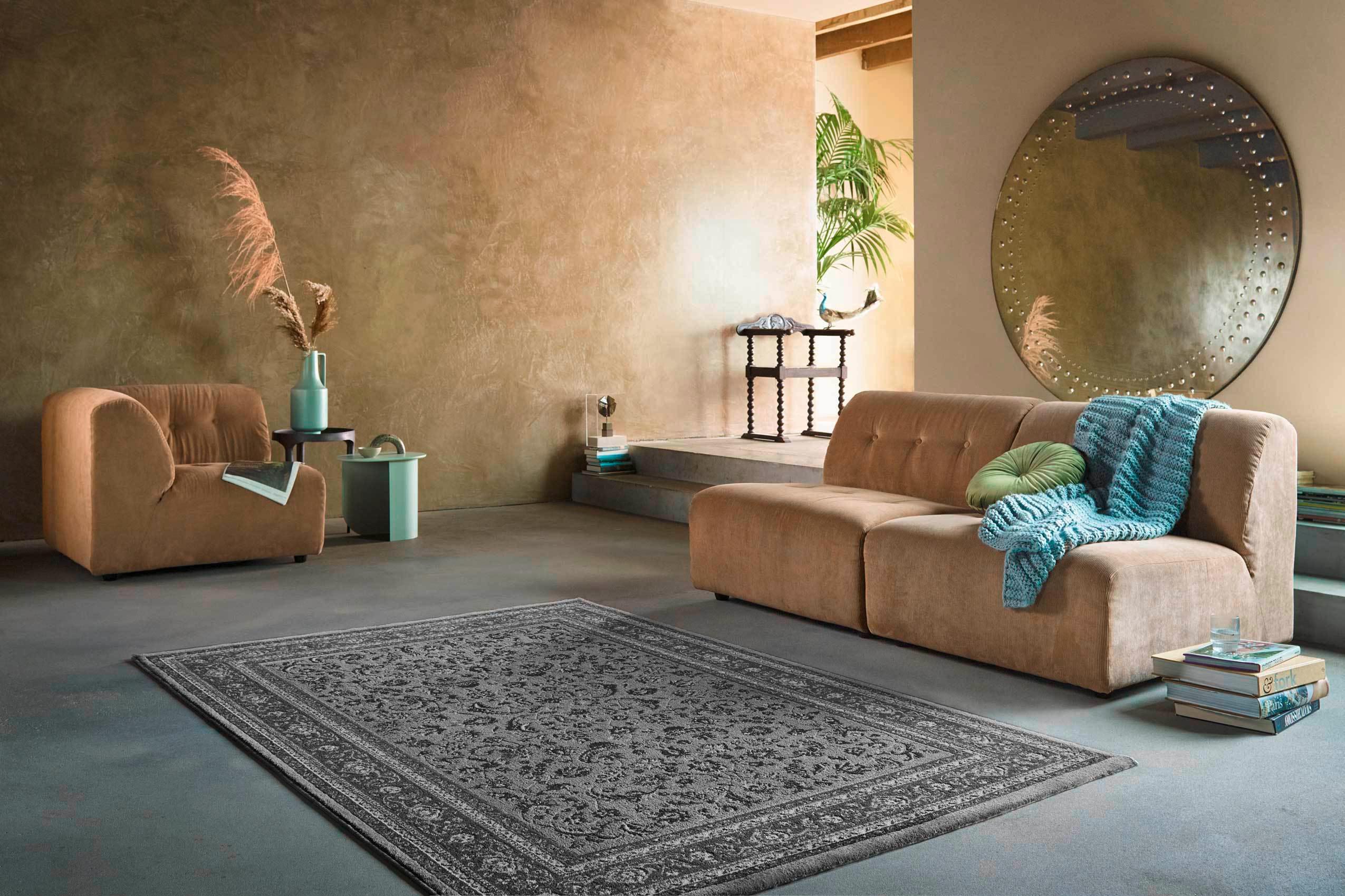 Webteppich Oxford - Grau, LIFESTYLE, Textil (80/150cm) - WECON HOME