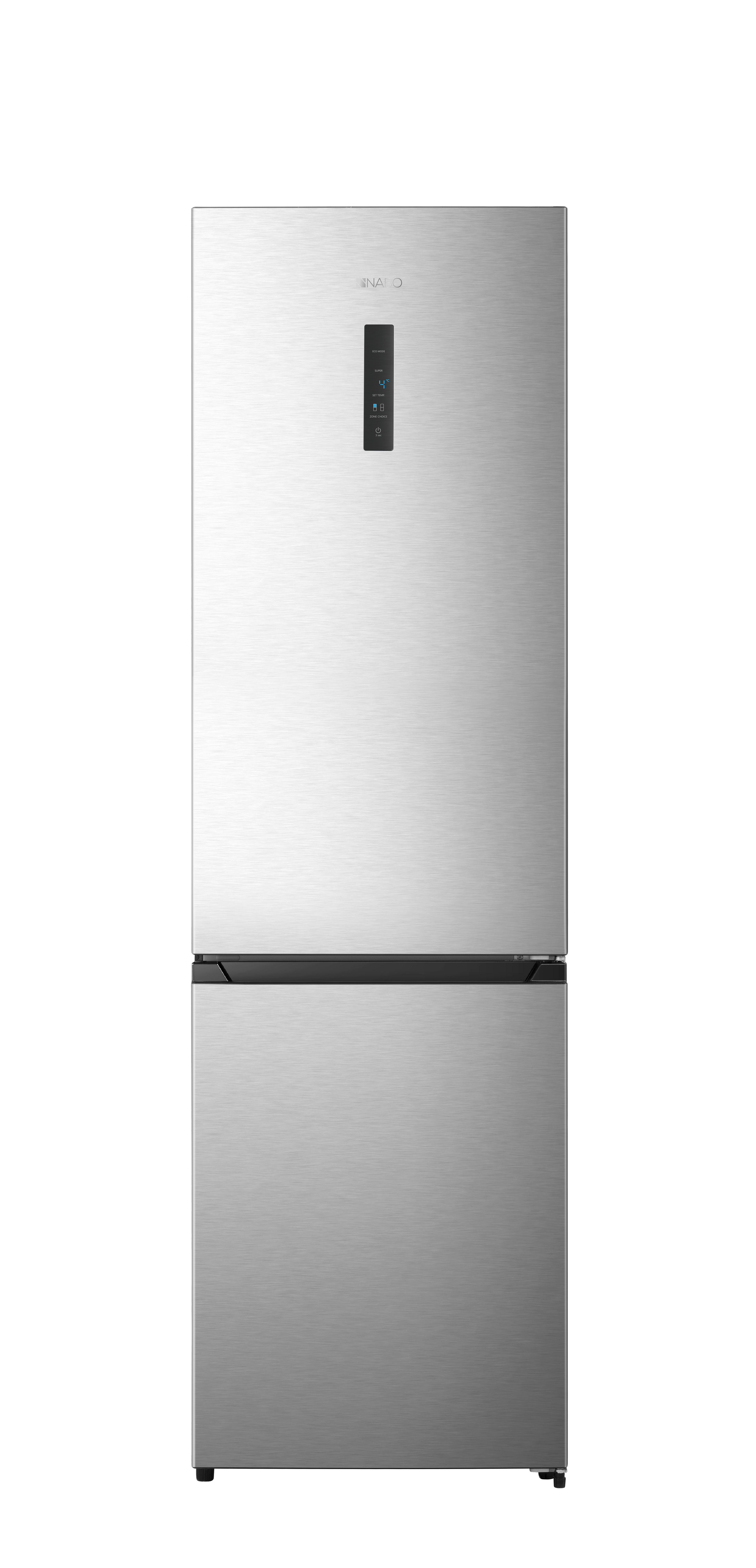 Kühl-Gefrier-Kombination Nabo Kgn 7000 - Edelstahlfarben, Basics, Metall (59,5/200,4/59cm) - Nabo
