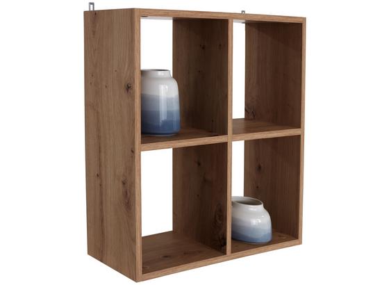 Nástenný Regál Alex *cenový Trhák* - farby dubu, Moderný, kompozitné drevo (60/60/18cm) Nástenný Regál Alex *cenový Trhák* - farby dubu, Moderný, kompozitné drevo (60/60/18cm)