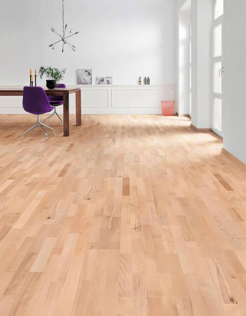 Parkettboden Buchefarben Schiffsboden Stärke 12mm - Buchefarben, Basics, Holzwerkstoff (18/108.5cm) - Living by HARO