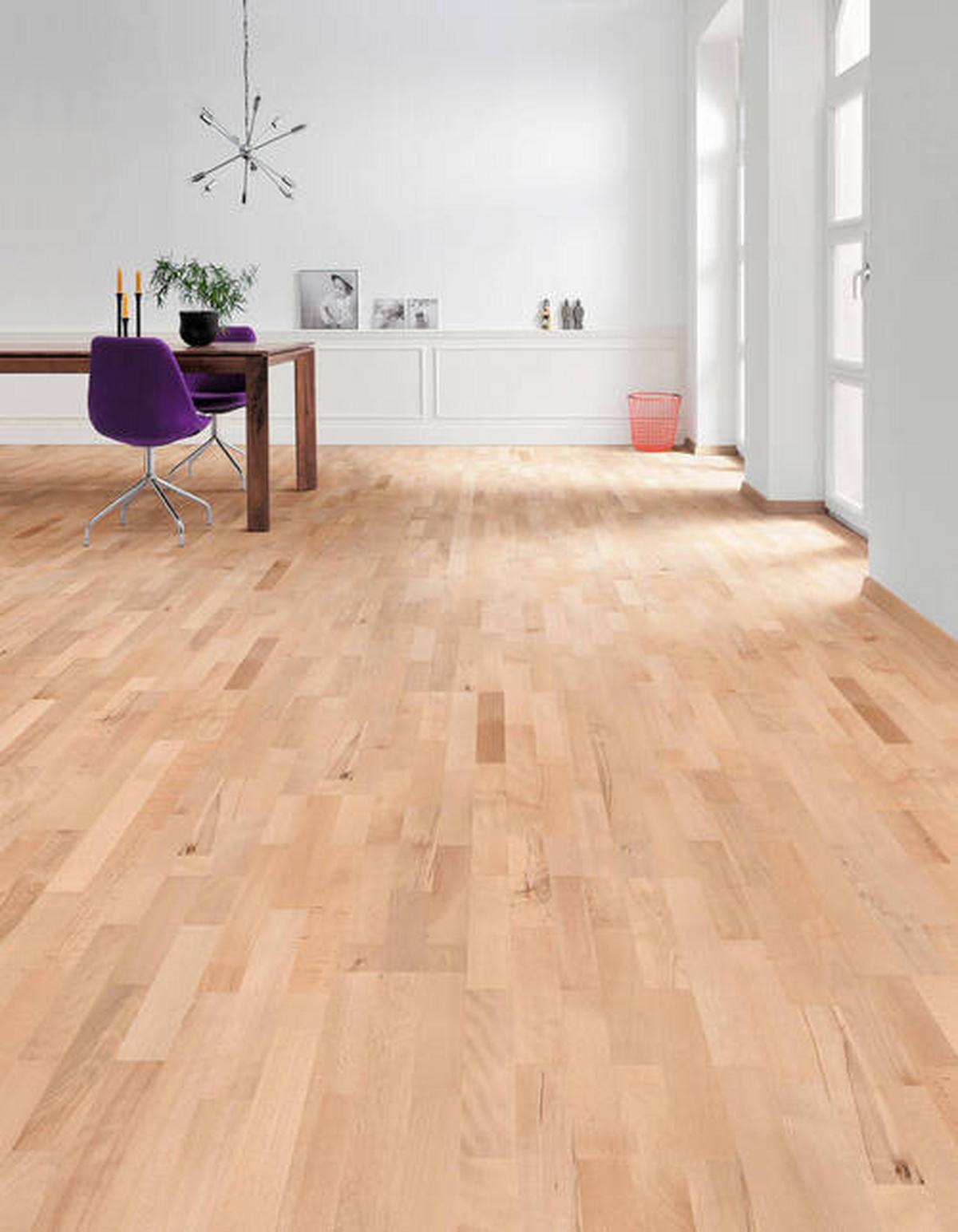 Parkettboden Buchefarben Schiffsboden Stärke 12mm - Buchefarben, Basics, Holzwerkstoff (18/108.5cm) - Living by HARO