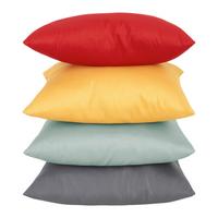 Dekoračný vankúš Basic, 40/40cm - žltá/zelená, textil (40/40cm) - Based