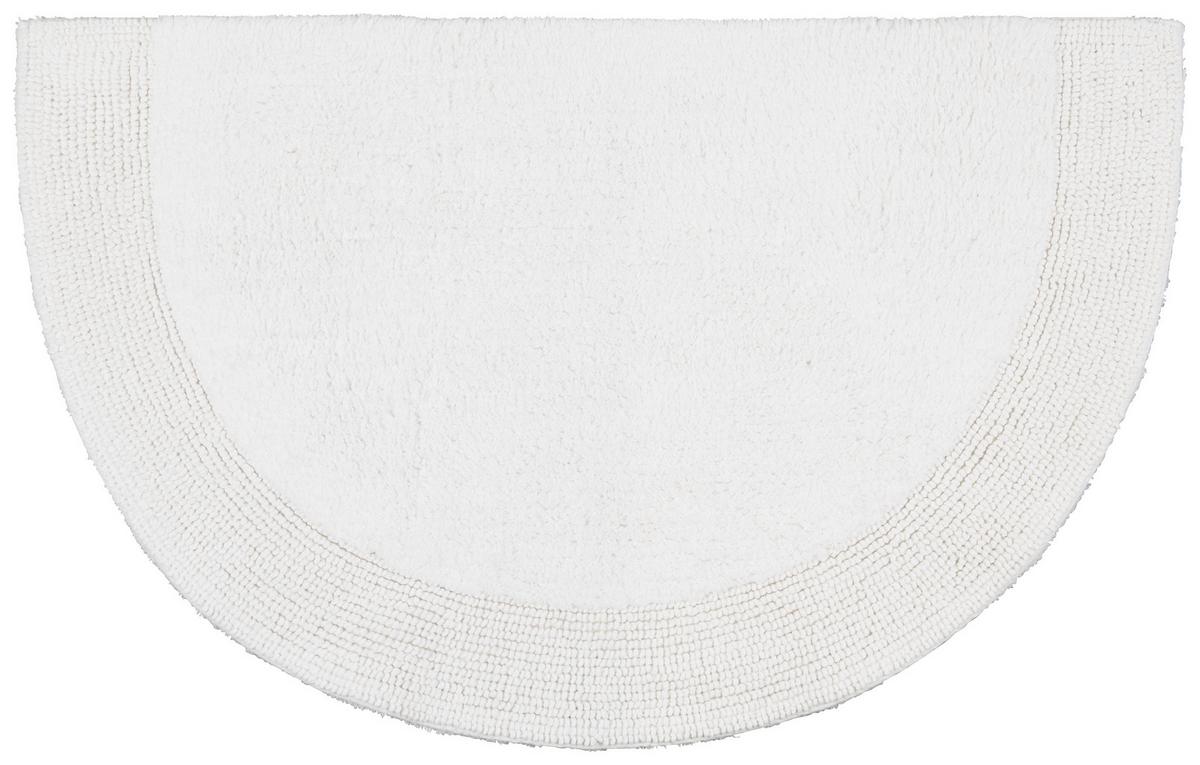 KÚPEĽŇOVÁ PREDLOŽKA Karen, 50/80cm, biela - biela, Konventionell, textil (50/80cm) - Premium Living