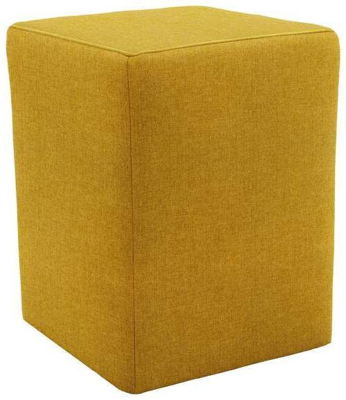 Hocker Looks Xx - Silberfarben/Senfgelb, Design, Textil (38/47/38cm) - LOOKS by W.Joop