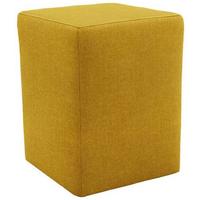 Hocker Looks Xx - Silberfarben/Senfgelb, Design, Textil (38/47/38cm) - LOOKS by W.Joop