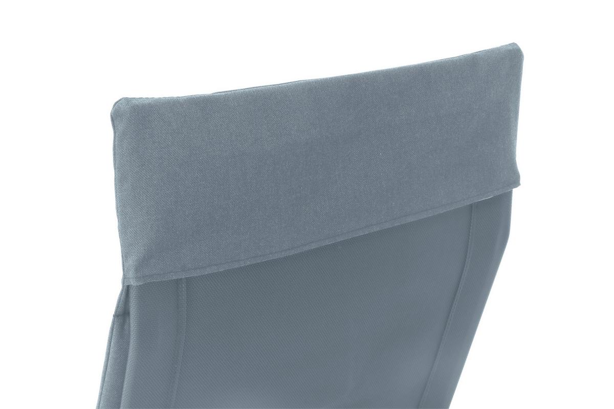 Schaukelliege Metall/Kunststoff/Textil - Blaugrau, KONVENTIONELL, Kunststoff/Textil (57/81/143cm) - Siena Garden