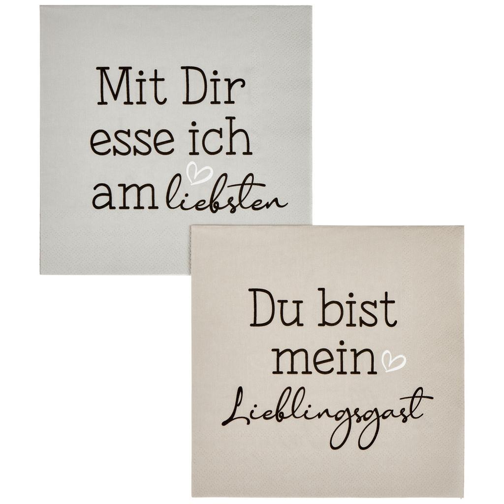 Serviette Lieblingsgast