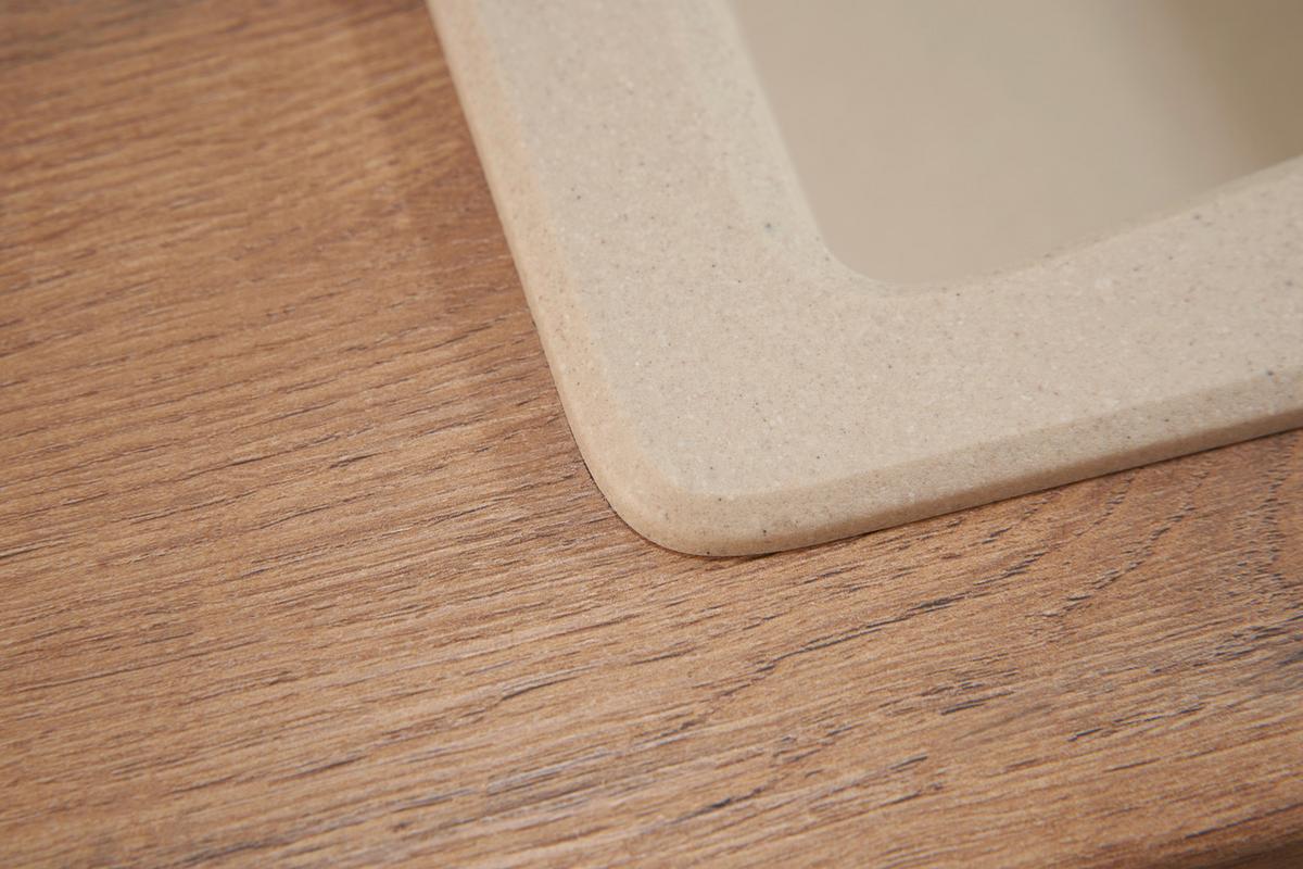 Spüle Respekta Granitspüle - Beige, Trend, Stein (86/20/50cm) - Respekta
