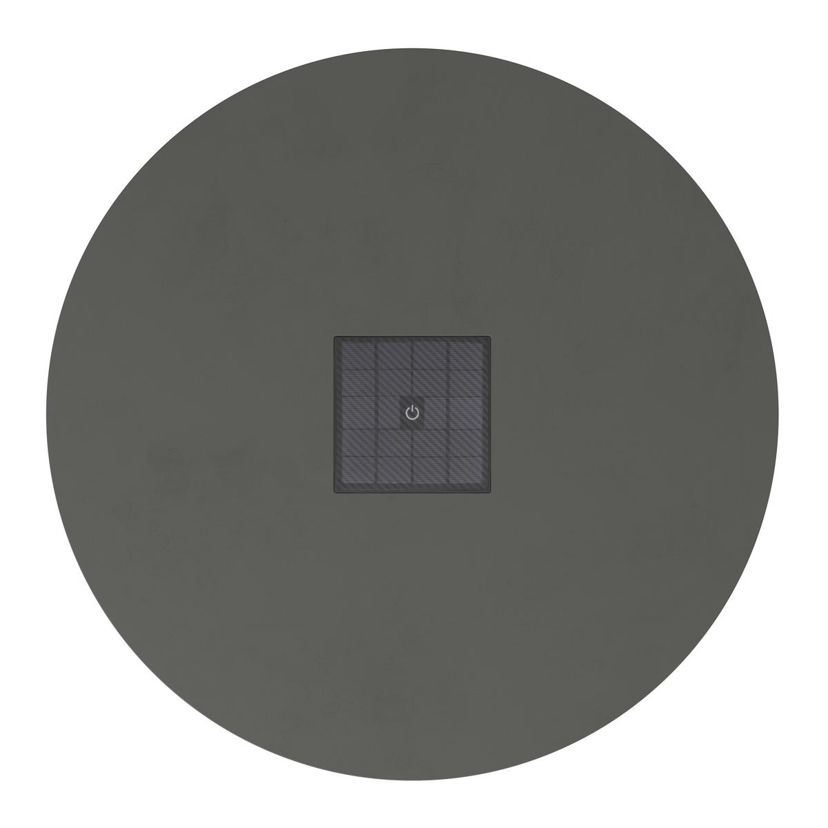 ZÁHRADNÝ PRÍRUČNÝ STOLÍK RUFFY - čierna, Modern, kov/plast (55/47/55cm) - Bessagi Garden