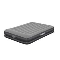 Luftbett Lena 203x152x36 cm bis 300kg, inkl. Pumpe - Dunkelgrau/Schwarz, KONVENTIONELL, Kunststoff/Metall (203/152/36cm) - Bestway