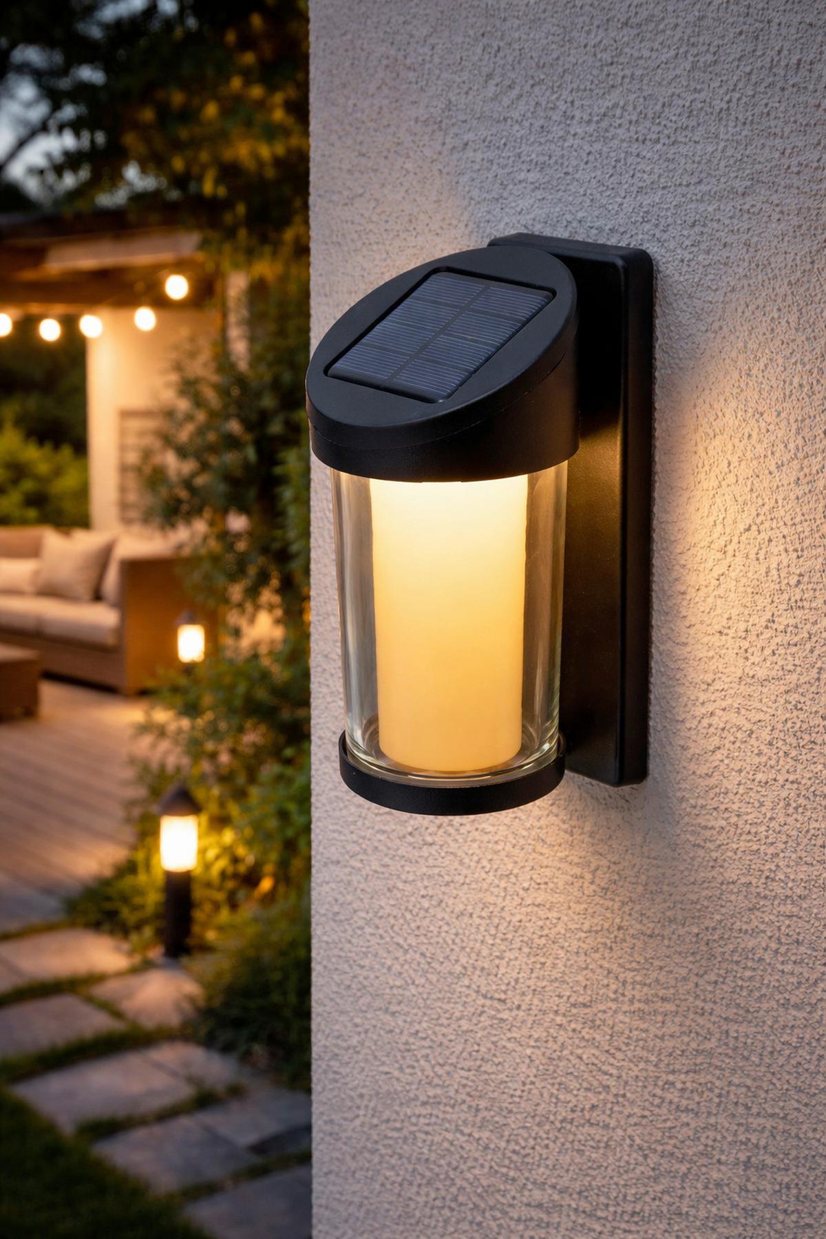 Napelemes Falilámpa Napelemes Falilámpa - Basics (12/9/20cm)