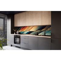 Nischenverkleidung M304sg - Blau/Gelb, MODERN, Kunststoff (220/56/0,6cm) - Fani