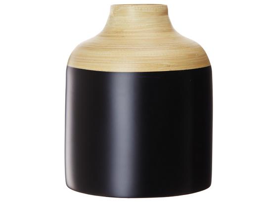 Dekorační Váza Ninke - černá, dřevo (15/19cm) - Mömax modern living Dekorační Váza Ninke - černá, dřevo (15/19cm) - Mömax modern living