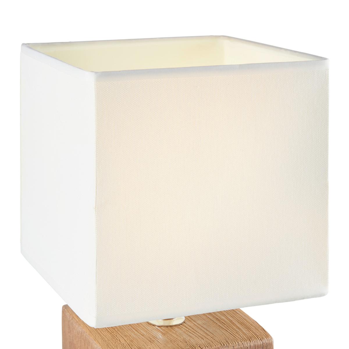 Stolová lampa Wanda V: 28,5cm, 25 Watt - tmavohnedá/béžová, Modern, textil/keramika (15,5/28,5cm) - Mömax