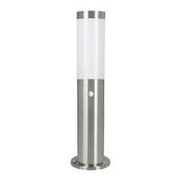 Wegeleuchte Helsinki H-450 Weiss - Edelstahlfarben/Weiß, Basics, Kunststoff/Metall (7,5/45cm) - Eglo