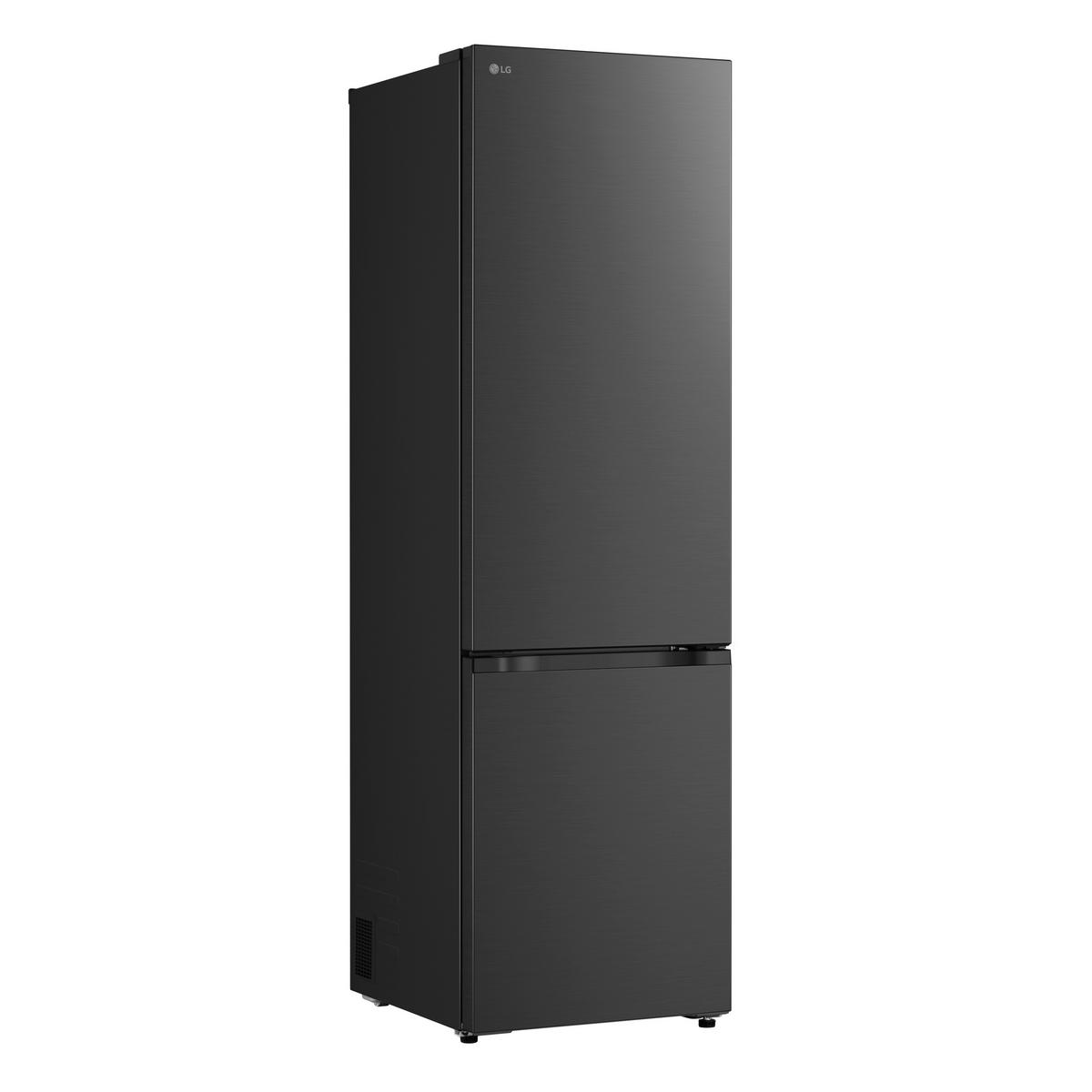 Kühl-Gefrier-Kombination GBBSJ 2CCEP, gesamt Vol. ca 375 L - Schwarz, Basics, Metall (59,7/203/67,4cm) - LG