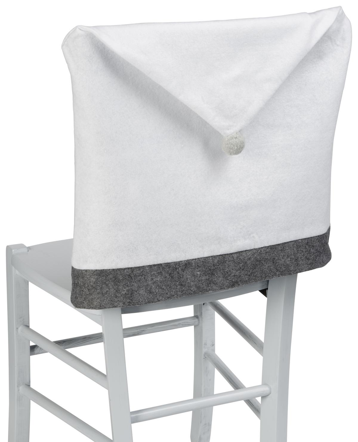 POVLAK NA ŽIDLI X-MAS, 40/60cm, červená - šedá/bílá, textil (40/60cm) - Modern Living