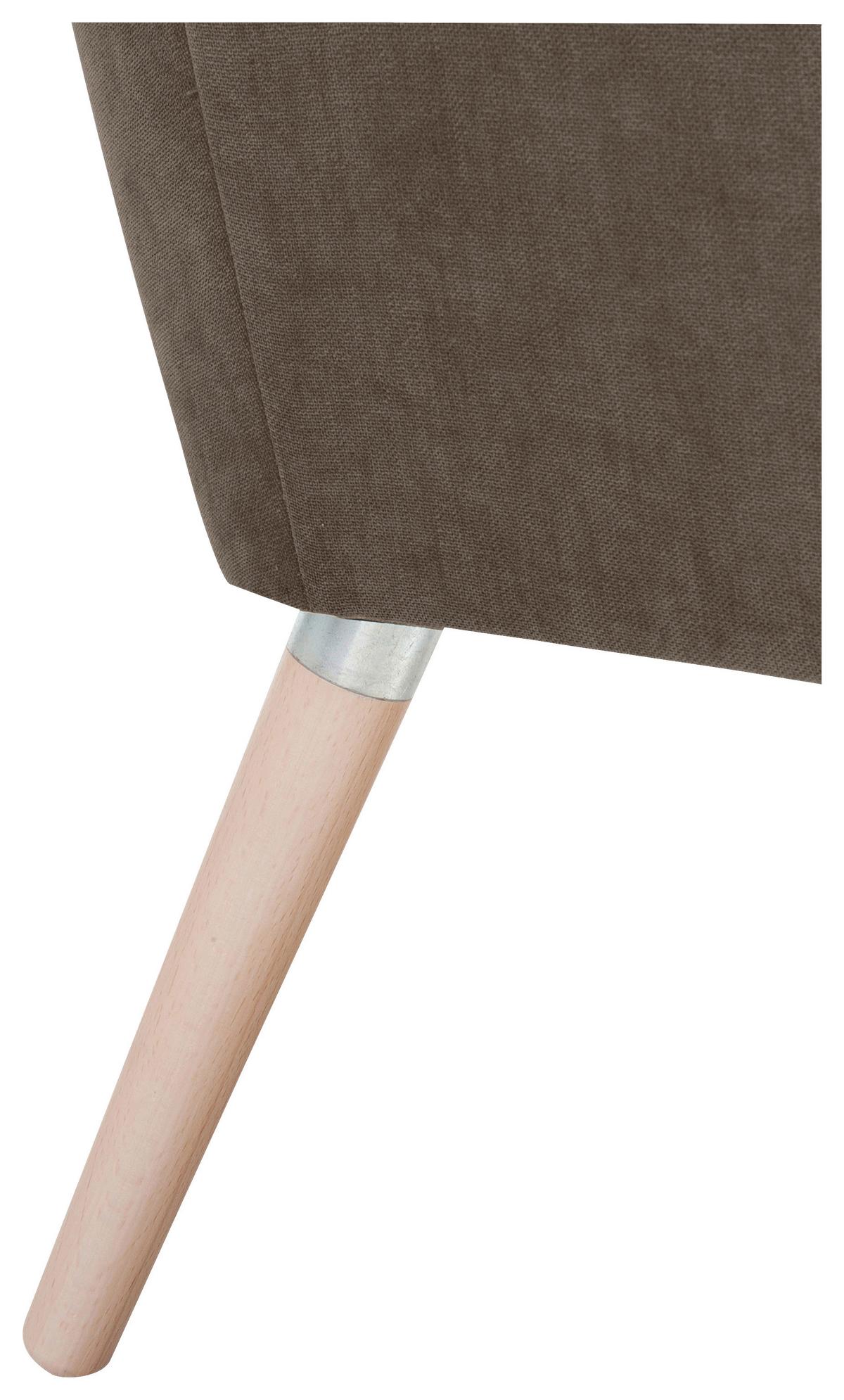 Polstersessel Mit Armlehnen Alegro Velours Sahara - Buchefarben/Sahara, Design, Textil (67/81/71cm) - Max Winzer
