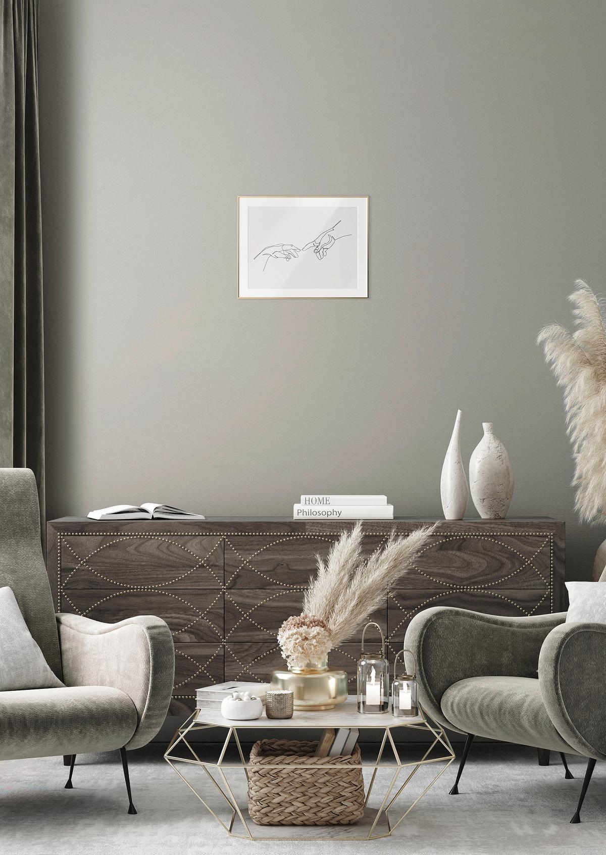 PLAKÁT VINCENT - vícebarevná, papír (30/40cm) - Modern Living