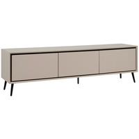 Lowboard Arona 57a - Schwarz, KONVENTIONELL, Holzwerkstoff (175/50/38cm) - Livetastic