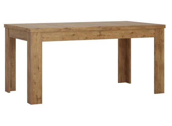 Jídelní Stůl Havana - barvy dubu/černá, kompozitní dřevo (140/180/77,1/80cm) Jídelní Stůl Havana - barvy dubu/černá, kompozitní dřevo (140/180/77,1/80cm)
