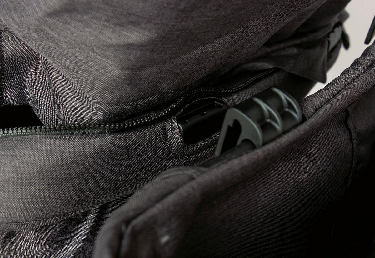 Kombitragetasche Anthrazit BxHxT: 50x26x15 cm - Anthrazit, Basics, Textil (50/26/15cm) - Pinolino