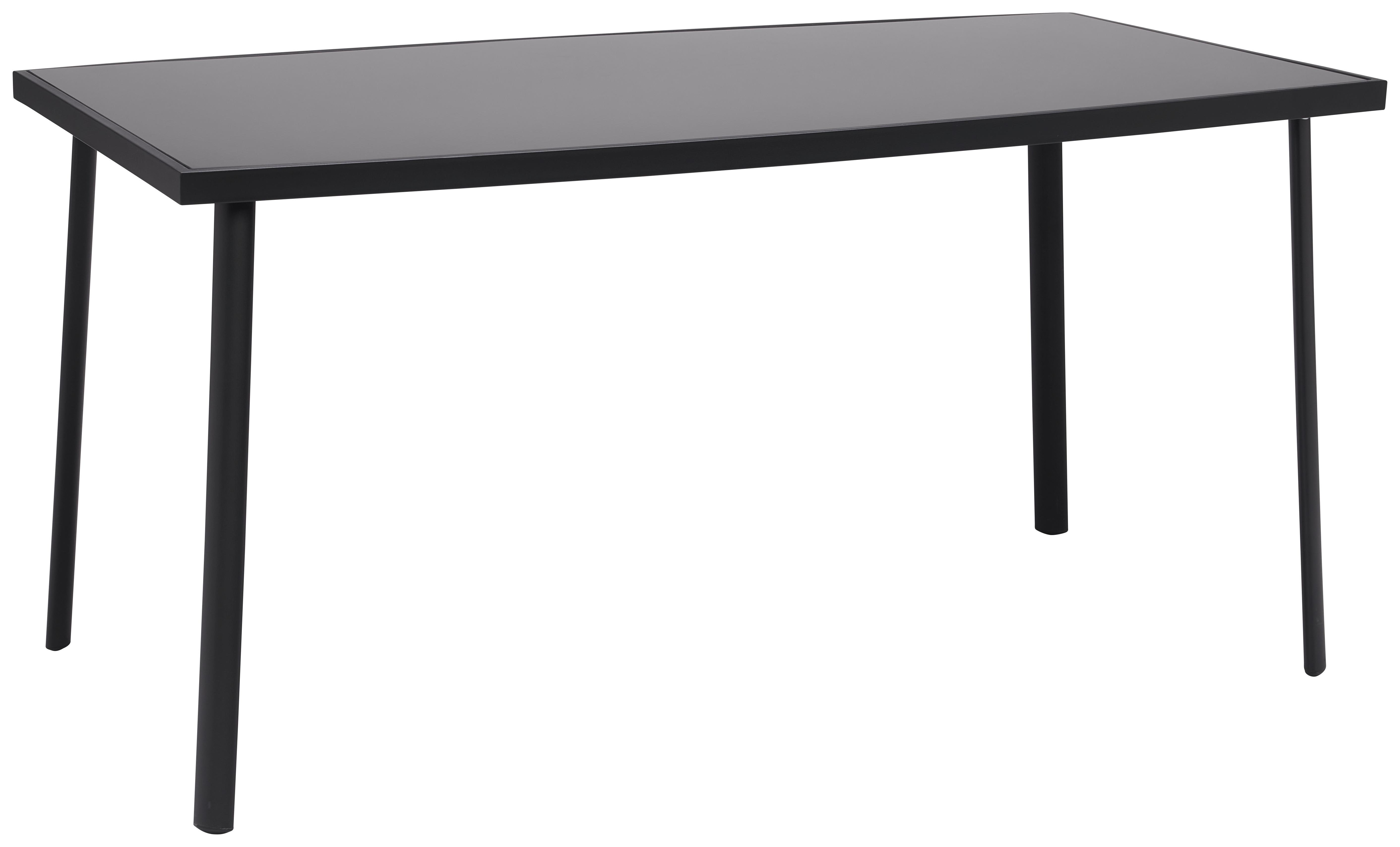 Gartentisch Nadine Metall/glas L 148 Cm