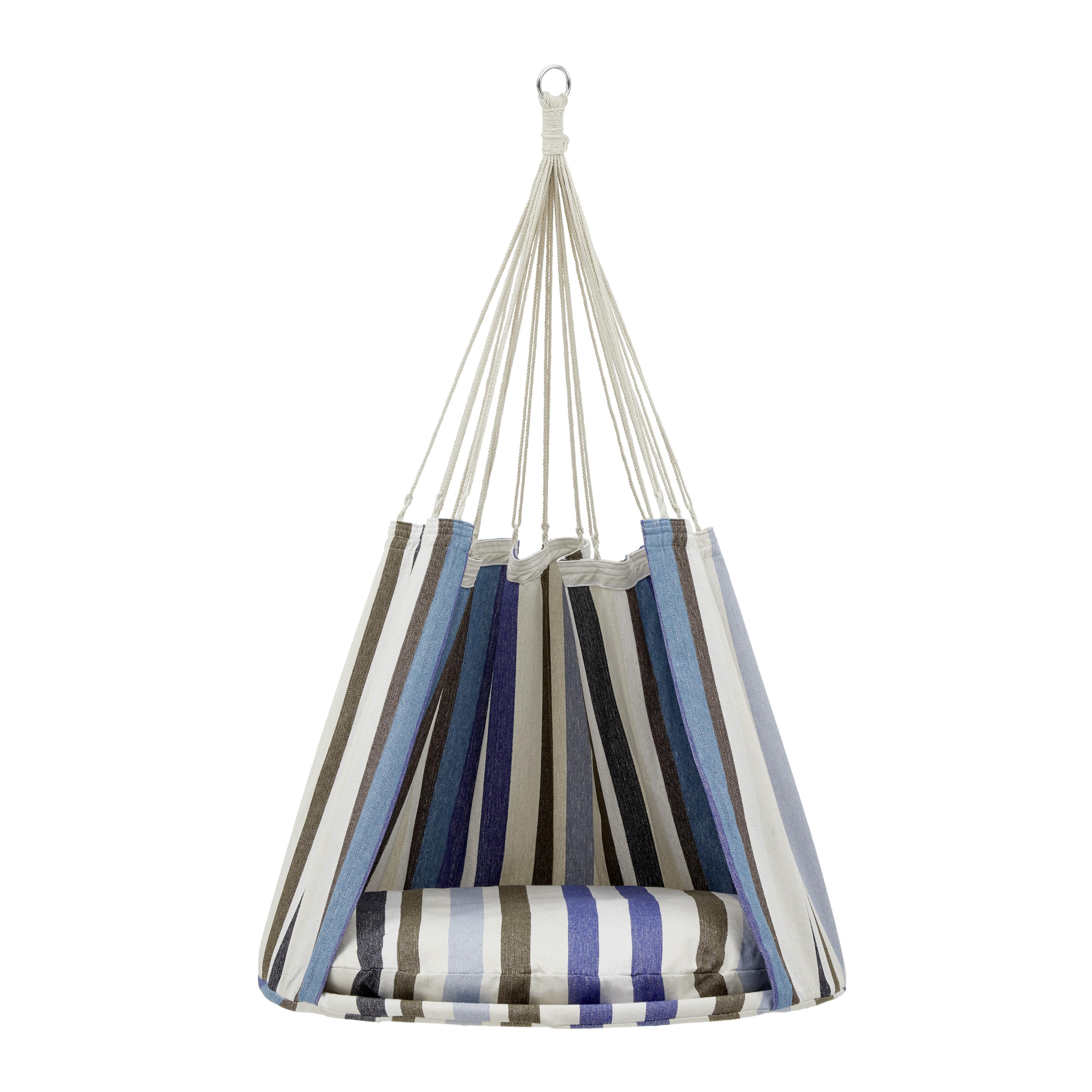 Závěsné Křeslo Funny - vícebarevná, Moderní, kov/textil (80/130/80cm) - Bessagi Garden
