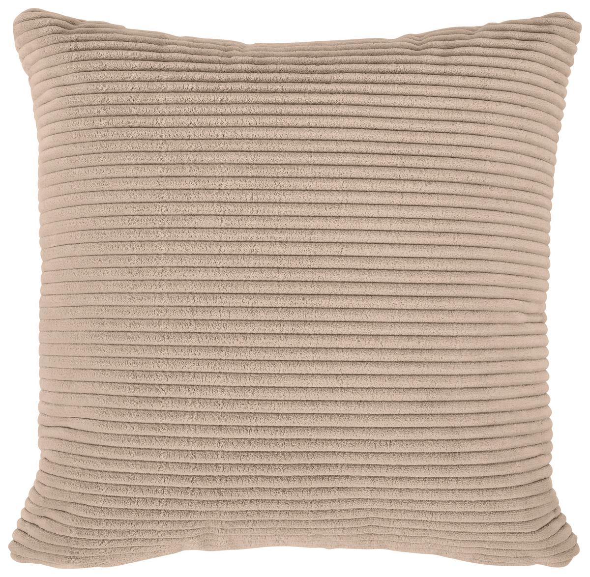 Ecksofa Pearl - Hellbraun/Schwarz, Design, Textil (303/196cm) - Livetastic