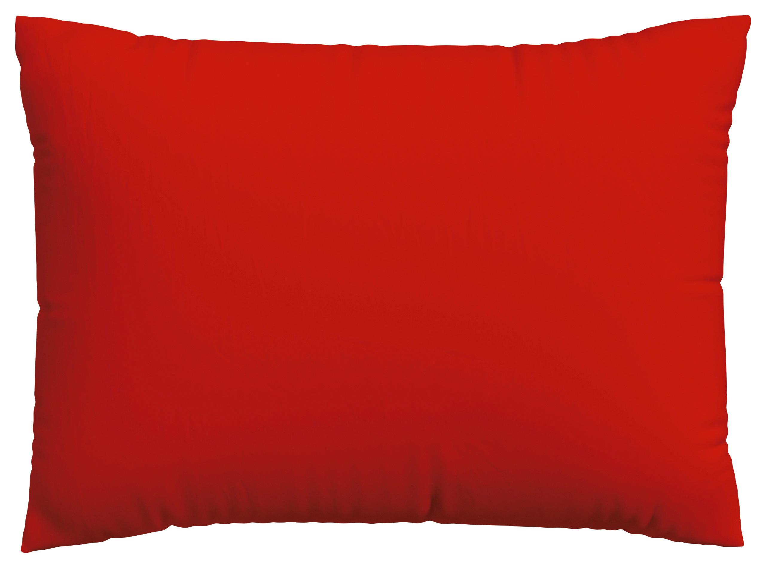 Kopfpolsterbezug Knitted Jersey - Dunkelrot, Basics, Textil (70/90cm) - Schlafgut