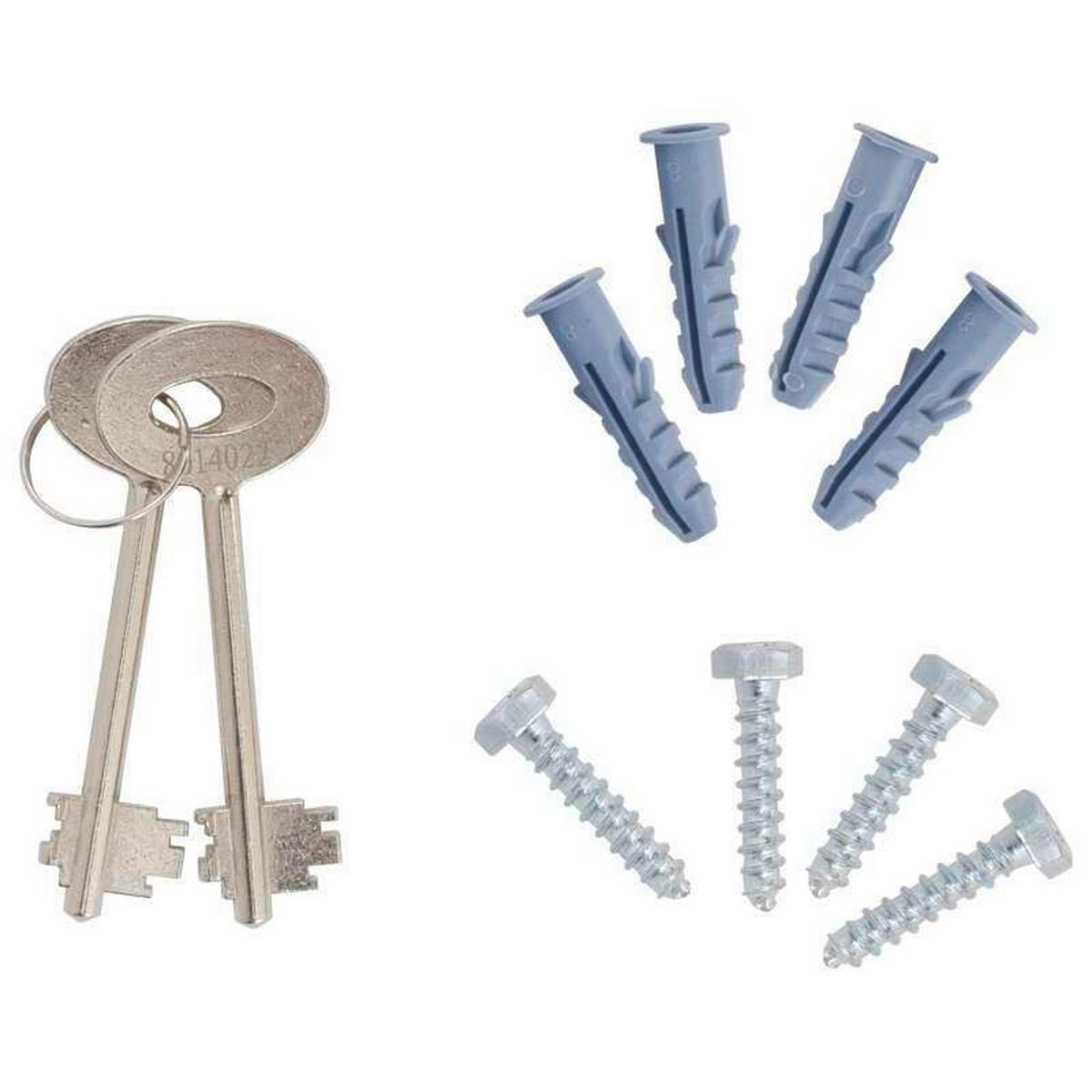 Tresor Jupiter5 - Anthrazit, KONVENTIONELL, Metall (45/67/36cm) - ROTTNER