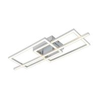 Stropní LED svítidlo BIOLI - barvy stříbra/barvy chromu, Moderní, kov/plast (63/24,5/7,7cm) - Mömax