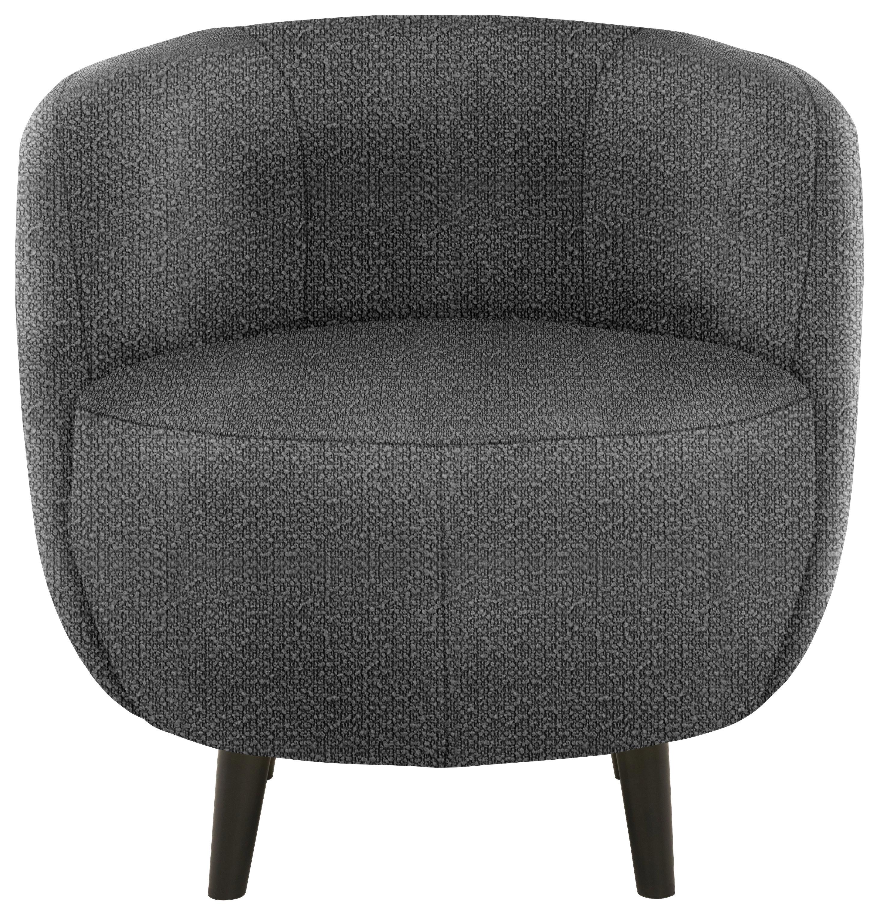 Sessel Looks Xiv - Schwarz/Grau, Design, Textil (72/72/76cm) - LOOKS by W.Joop