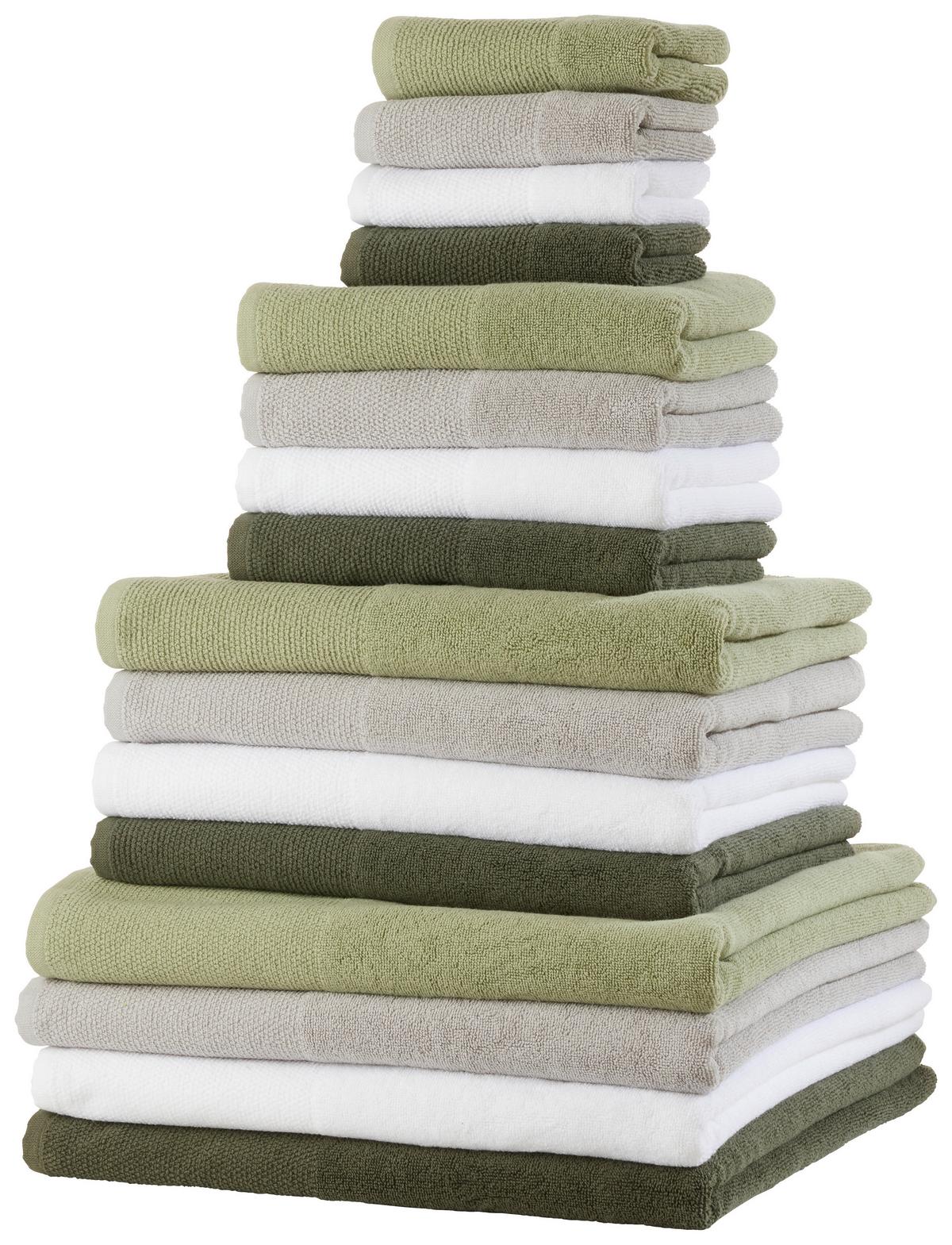 RUČNÍK Olivia, 50/100cm, bílá - bílá, Konvenční, textil (50/100cm) - Premium Living