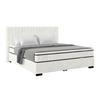 Boxbett Maya 180 - Creme/Schwarz, MODERN, Holz/Holzwerkstoff (180/200cm)