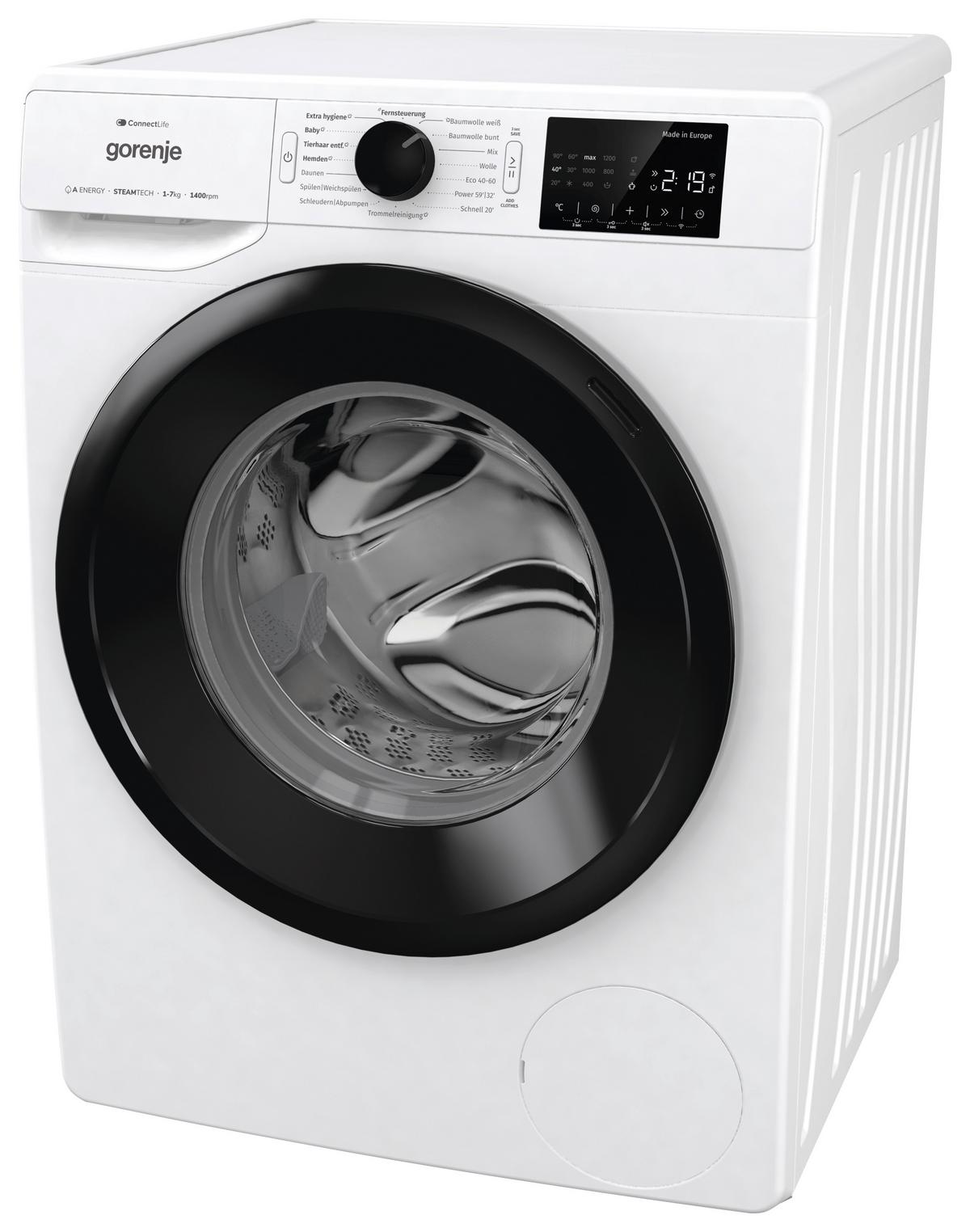 Waschmaschine Wpn11ei74a1ts - Weiß, Basics (60/85/54,5cm) - Gorenje