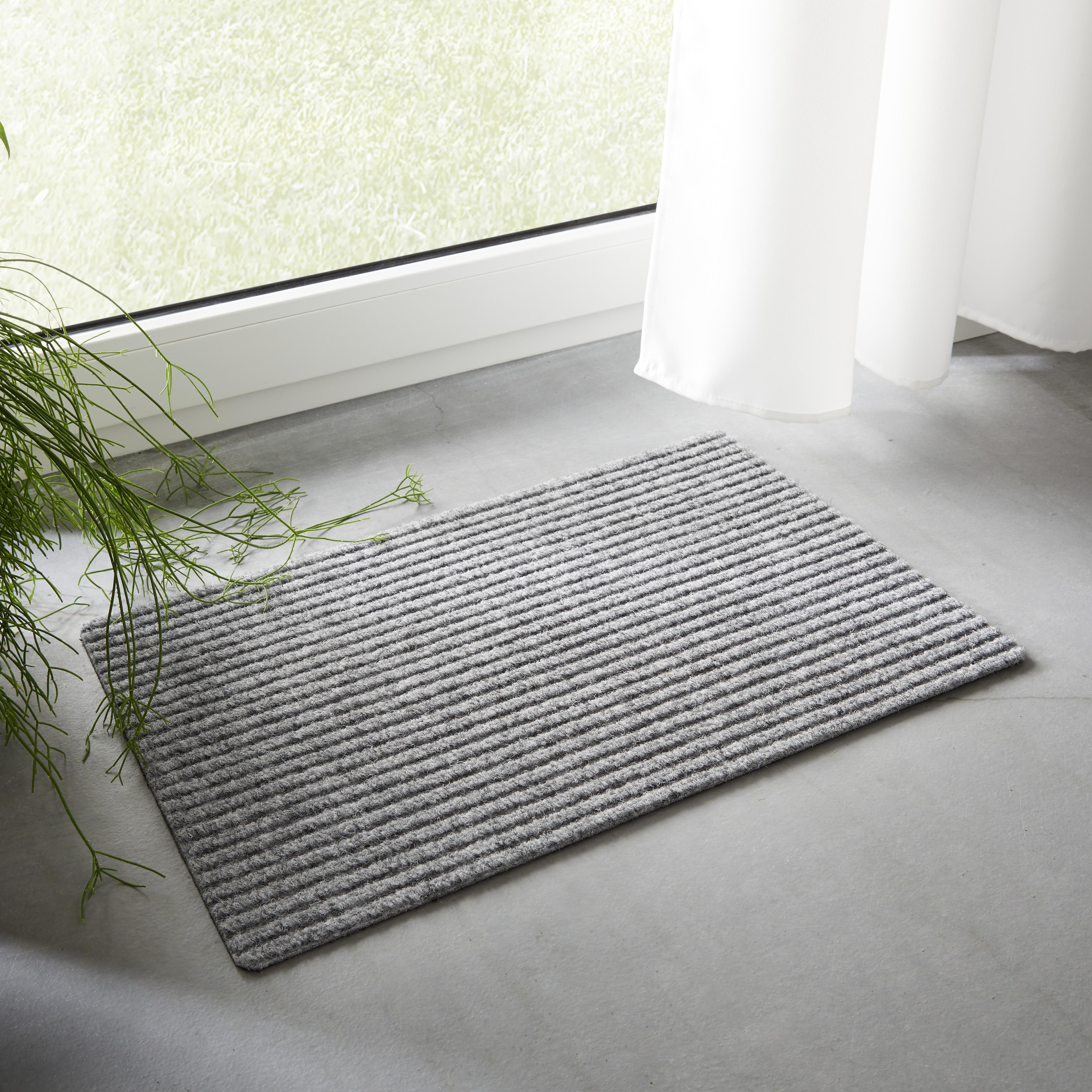 Dveřní Rohožka Mona 2, 40/60cm - šedá, Konvenční, plast (40/60cm) - Modern Living