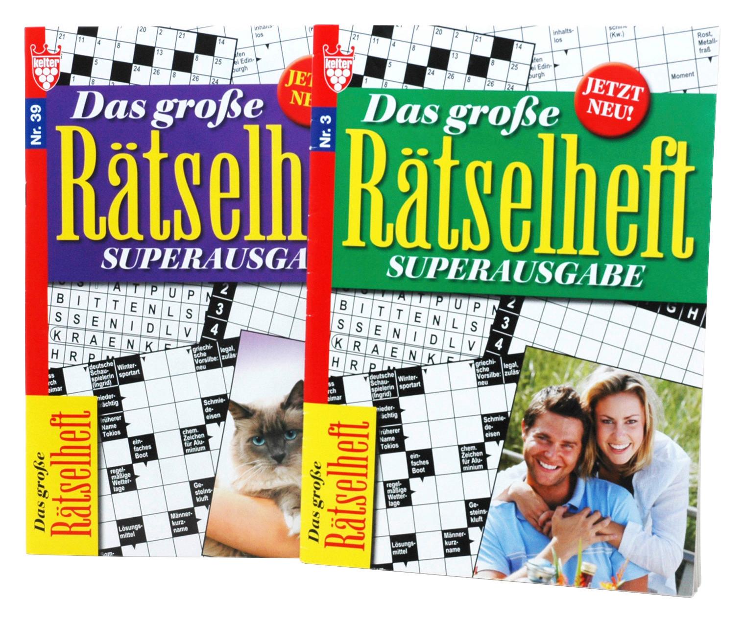 Rätselheft A4 Mit 128 Seiten - Multicolor, Basics, Papier (26/20/0,5cm)